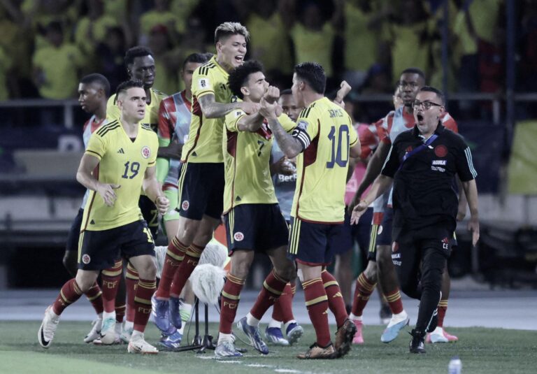 colombia national football team vs brazil national football team standings
